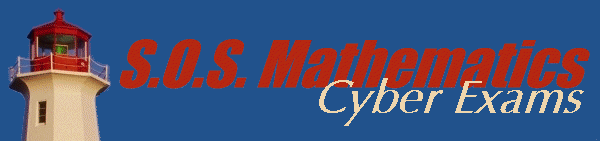 S.O.S. MATHematics CyberExam
